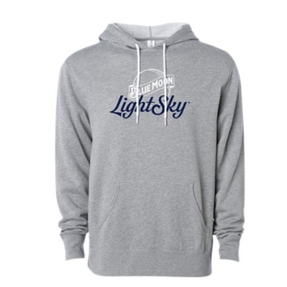 NEW! Blue Moon Heather Grey Hoodie - Multiple Sizes - Picture 1 of 5